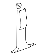 20986847 - Body: Lower Center Pillar Trim for Cadillac: Escalade, Escalade ESV, Escalade EXT | Chevrolet: Avalanche, Silverado 1500, Silverado 2500 HD, Silverado 3500 HD, Suburban 1500, Suburban 2500, Tahoe | GMC: Sierra 1500, Sierra 2500 HD, Sierra 3500 HD, Yukon, Yukon XL 1500, Yukon XL 2500 Image