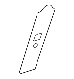 15214078 - Body: Seat Belt Cover for Cadillac: Escalade, Escalade ESV, Escalade EXT | Chevrolet: Avalanche, Silverado 1500, Silverado 2500 HD, Silverado 3500 HD, Suburban 1500, Suburban 2500, Tahoe | GMC: Sierra 1500, Sierra 2500 HD, Sierra 3500 HD, Yukon, Yukon XL 1500, Yukon XL 2500 Image