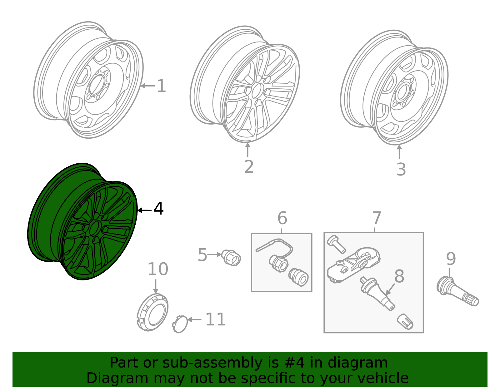 2018-2025 Ford F-150 Wheel Assembly KL3Z-1007-F | OEM Parts Online