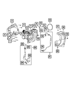5048666AA - Engine: Shield Bracket for Mopar Image