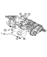 6508099AA - Automatic Transmission 4 Speed: Gearshift Control Lever Nut for Mopar Image