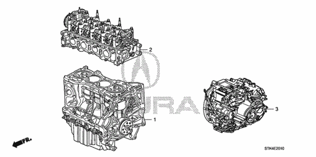 Engine Assy. - Transmission Assy. for 2008 Acura RDX #0