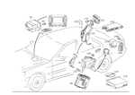 220870268980 - Electrical System: Operating Unit for Mercedes-Benz: CL500, CL55 AMG, S430, S55 AMG Image