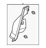 6255101031B0 - : 2003-2008 Toyota Matrix - Lower Quarter Trim for Toyota: Matrix Image