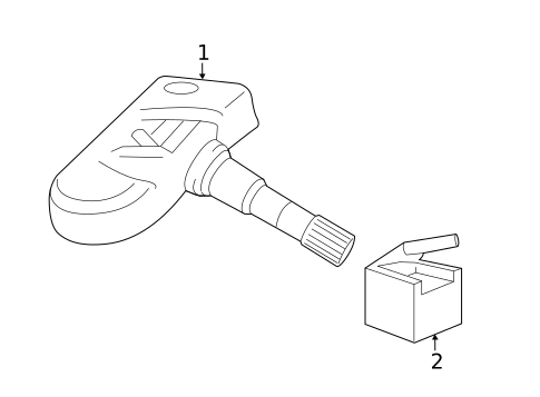 Tire Pressure Monitor Components for 2016 Volvo XC90 #0