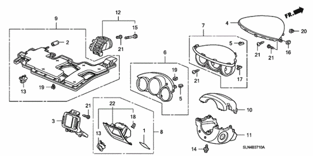 Instrument Panel Garnish (Driver Side) for 2007 Honda Fit #0