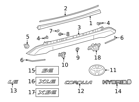 Parking Aid for 2025 Toyota Corolla #0