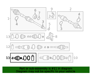FTC3-22-540 - Inner Boot - 2014-2022 Mazda 3 | Mazda OEM Parts Outlet
