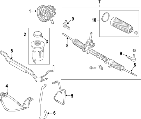 Steering Gear & Linkage for 2007 Land Rover LR3 #1