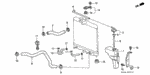 19511P09A01 - Electrical/Exhaust/Heater/Fuel: CLIP, WATER HOSE (TOGO) for Honda Image