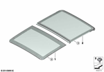 54107445461 - : Glass Cover, Front for BMW Image