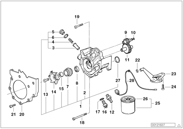 11511464900 - Engine: Waterpump Housing -  for BMW-Motorrad Image