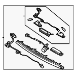 92409M7700 - Electrical: License Lmp Assembly for Kia Image