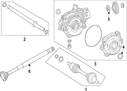 Axle Shafts & Joints for 2021 Mercedes-Benz S500 #0