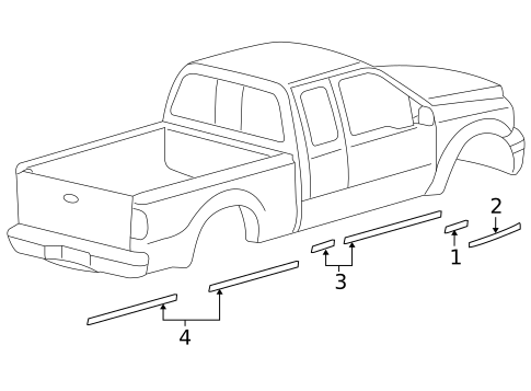 Stripe Tape for 2008 Ford F-450 Super Duty #0