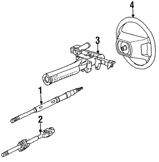 92834701902 - Steering: Shaft for Porsche Image