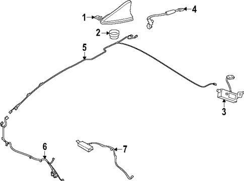 Antenna & Radio for 2025 Genesis G90 #0