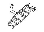 1Q0253609D - Exhaust: Rear Muffler for Volkswagen: Eos Image