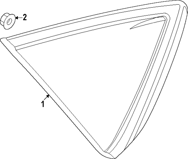87820T6HB0 - : Quarter Glass for Hyundai Image