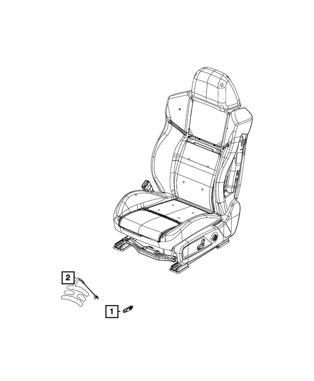 68243482AA - Electrical: Seat Belt Reminder Sensor for Mopar Image