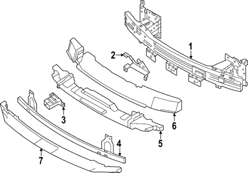 Bumper & Components - Front for 2023 Nissan ARIYA #1