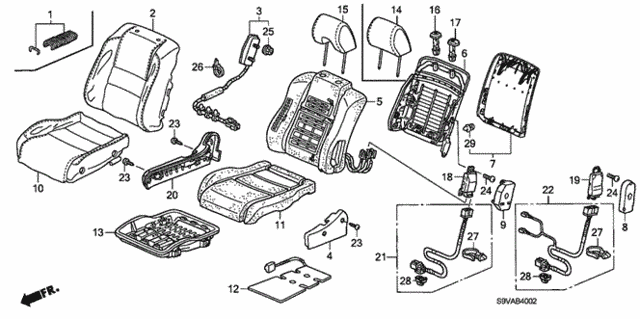 Front Seat (R.) for 2008 Honda Pilot #0