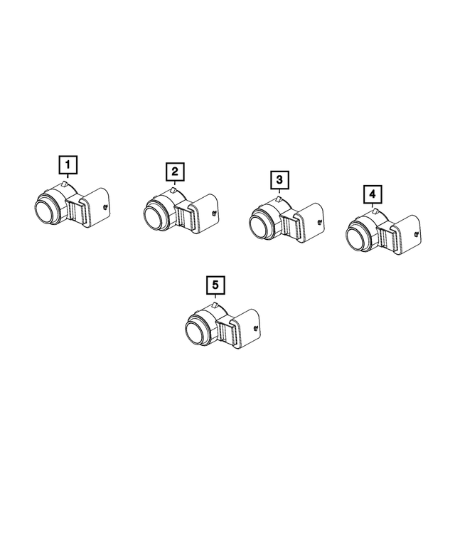 68713815AA - Electrical: Park Assist Sensor for Mopar Image image