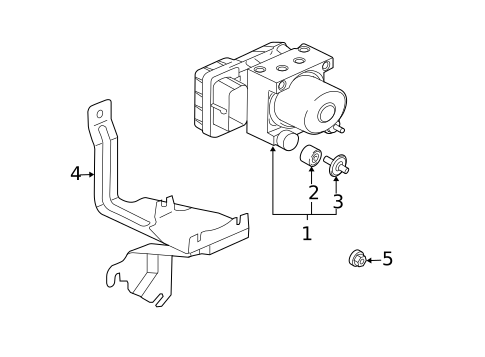 ABS Components for 2007 Mitsubishi Endeavor #0
