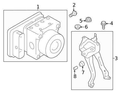 ABS Components for 2023 Subaru Ascent #0
