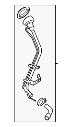 172201KM1B - : Fuel Tank Filler Neck for Nissan: Juke Image