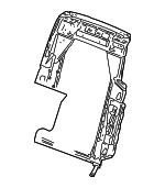 3D5885511N - Body: Seat Back Frame for Volkswagen: Phaeton Image