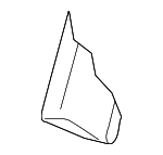 3D5885891F - Body: Seat Back Pad for Volkswagen: Phaeton Image