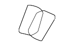 84641T43J01ZA - Body: Striker Cover for Honda Image