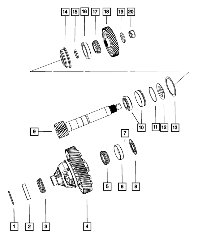 4659259 - 4-Speed; Automatic VLP Transaxle: Spacer for Mopar Image image