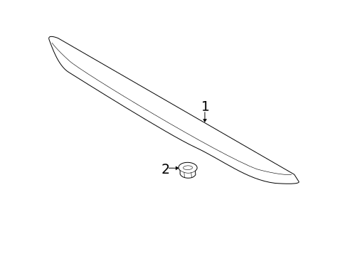 High Mount Lamps for 2017 Ford Fusion #0