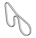 ML3Z8620B - Cooling System: Alternator Belt for Ford: F-150 Image