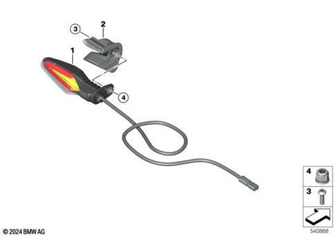 Turn Signals, Rear for 2023 BMW-Motorrad F 900 GS #0