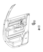 68676846AA - Electrical: Power Window Switch, Rear Right for Mopar Image