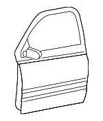 68106072AA - Body: Door Shell for Ram: 2500, 3500 Image