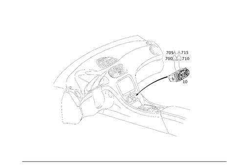Operating Unit for 2006 Mercedes-Benz SLR McLaren #0