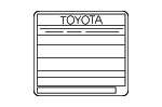 G913162060 - : 2023 Toyota Mirai - Emission Label for Toyota: Mirai Image