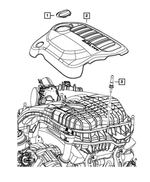 68149244AA - 3.6L Gas; Engine: Engine Cover Cap for Mopar Image
