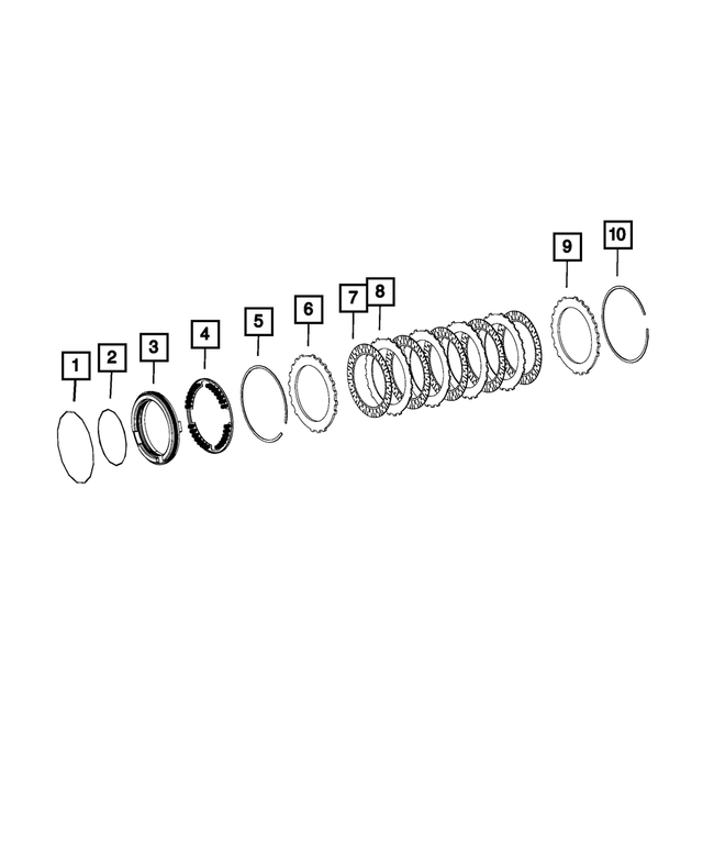 68019847AA - AS69RC; 6-Speed; Automatic Transmission: Snap Ring for Mopar Image