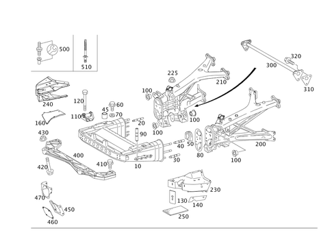 Front Stiffening and Radiator Support for 2008 Mercedes-Benz SLR McLaren #0
