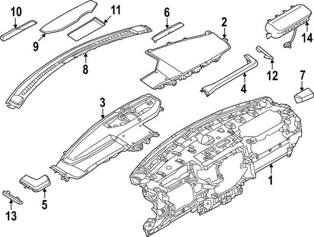 NL1Z7804320A - : Instrument Panel for Ford Image