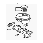 19209260 - Body: Master Cylinder for Buick: Century, LaCrosse, Regal, Riviera | Chevrolet: Impala, Monte Carlo, Venture | Oldsmobile: Intrigue, Silhouette | Pontiac: Grand Prix, Montana Image