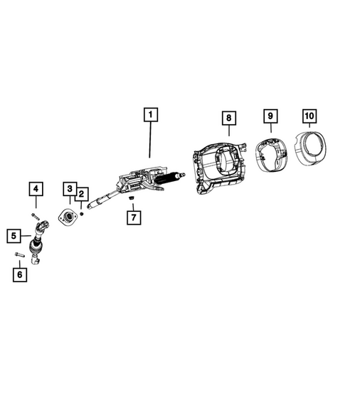 Steering Column and Intermediate Shaft for 2026 Ram 1500 #0