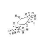 68024972AA - : Fog Lamp, Right for Mopar Image