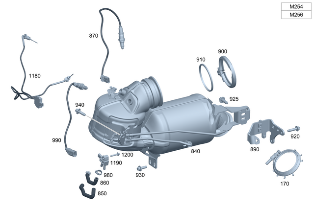 2364902801 - : Exhaust System for Mercedes-Benz Image