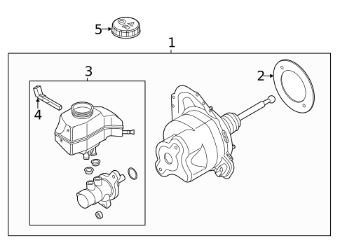 Master Cylinder - Components On Dash Panel for 2021 Volkswagen Arteon #0